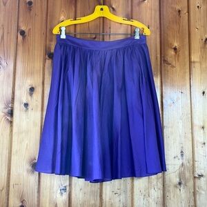 Purple J. Crew Cotton Skirt Size 6